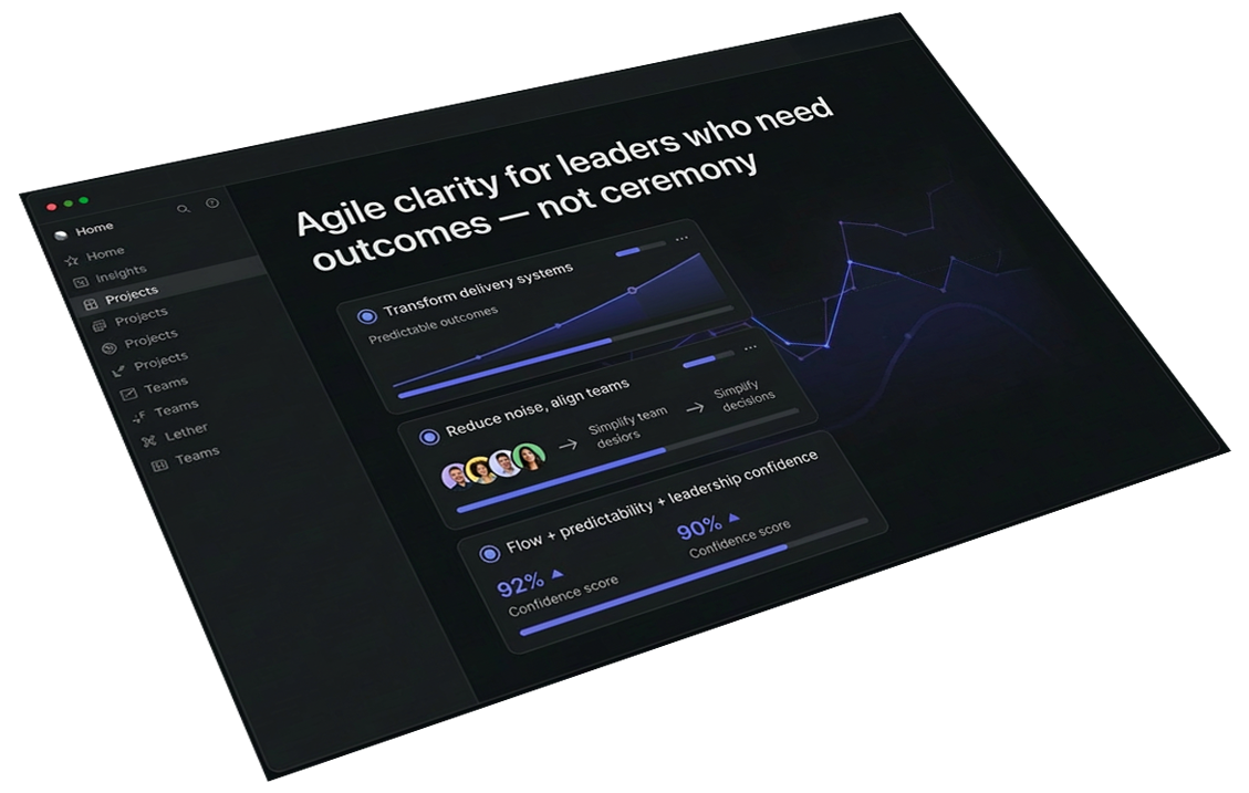 Agile clarity dashboard